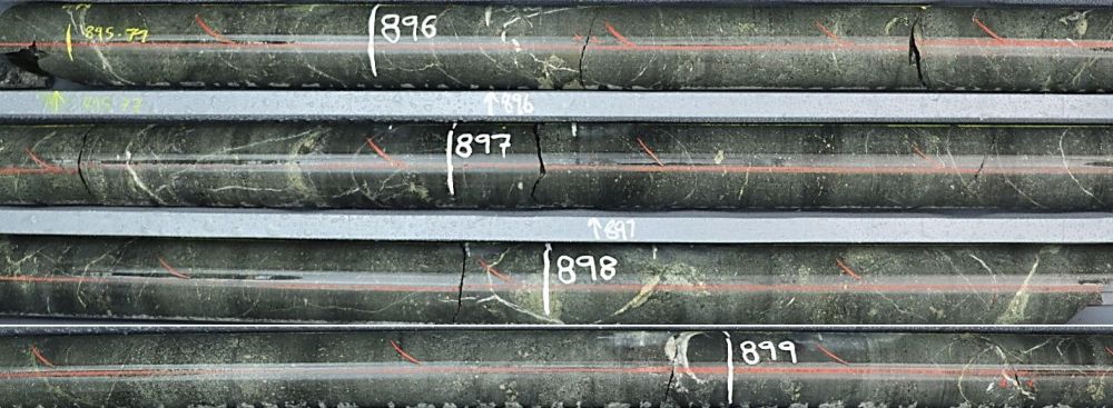 KAI226: Calc-potassic altered monzodiorite cemented breccia