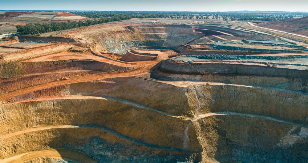 Tomingley open pit walls
